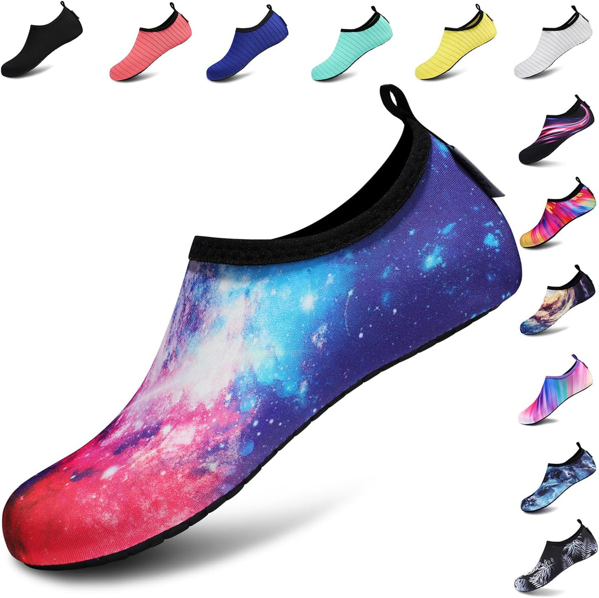 VIFUUR Water Shoes for Men Women Barefoot Quick Dry Aqua Socks Slip On