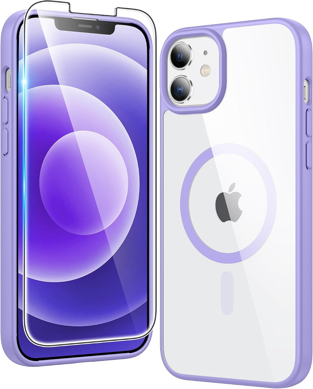 FNTCASE for iPhone 15/14/13 Case Compatible with Magsafe Clear Phonecase