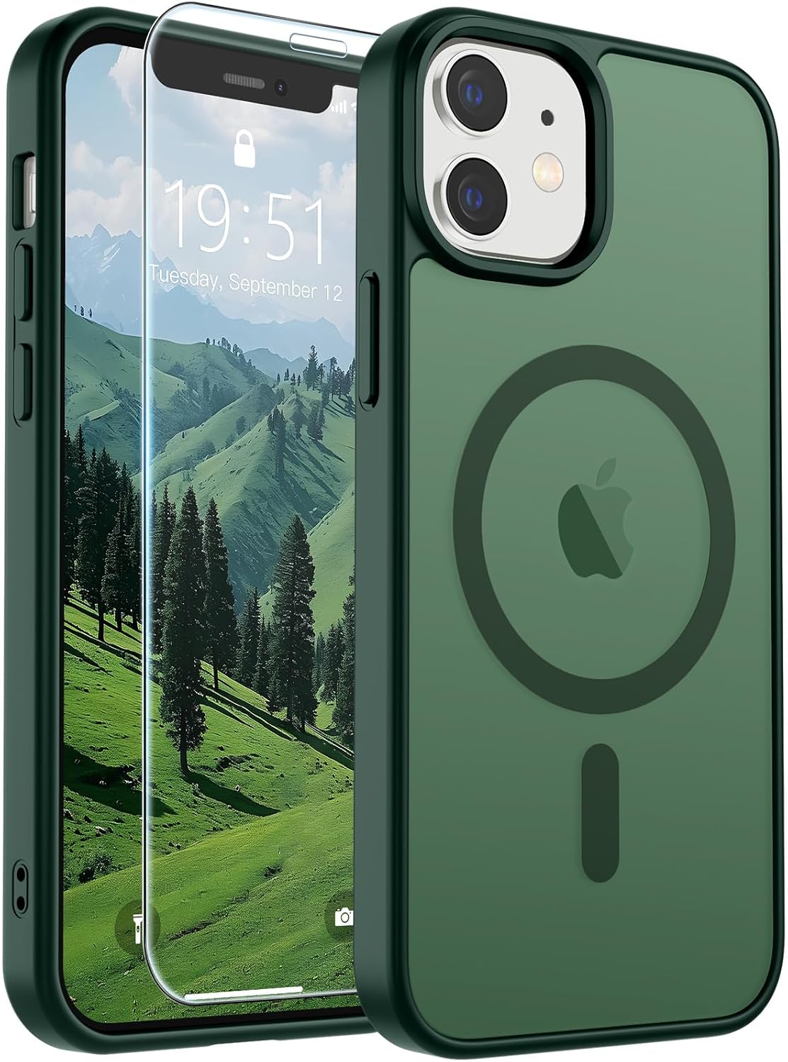 SUPFINE Magnetic for iPhone 16 Case Black