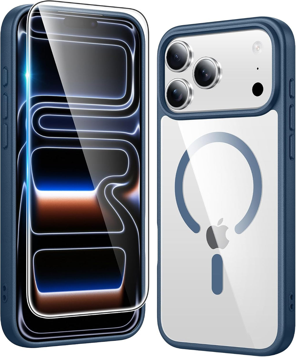 FNTCASE for iPhone 15/14/13 Case Compatible with Magsafe Clear Phonecase
