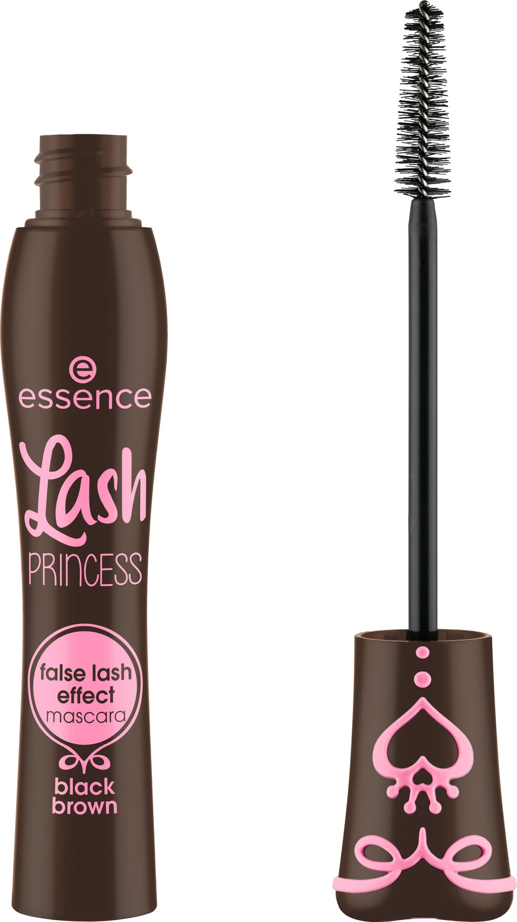 essence Lash Princess False Lash Effect Mascara, Black (Pack of 1) | Volumizing & Lengthening, Clump-Free Fiber Brush, Defines and Separates; Vegan, Cruelty Free, Paraben Free, Oil Free