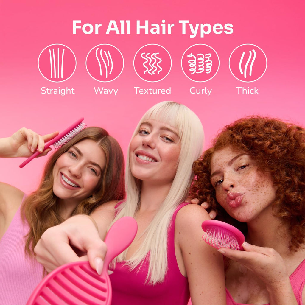 Wet Brush Original Detangler Hair Brush, Sky, For All Hair Textures | Ultra-Soft IntelliFlex Bristles Detangle Wet, Dry & Damaged Hair with Less Breakage, Pain-Free Detangling Brush