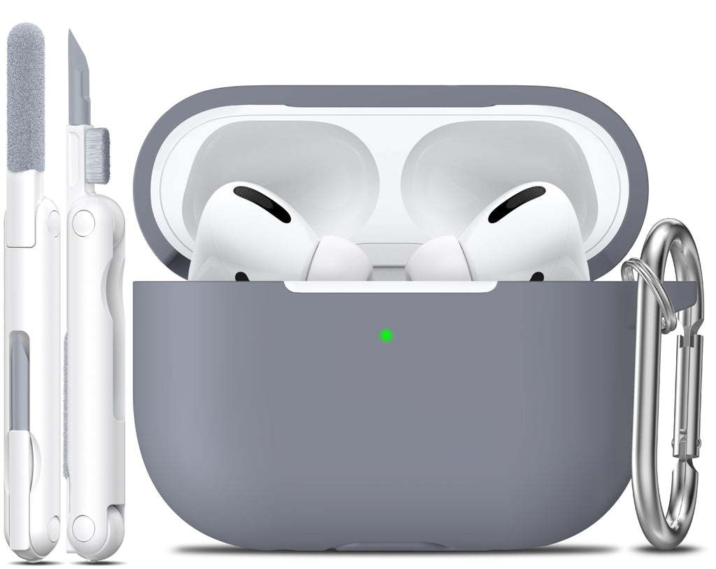 R-fun Silicone Case for AirPods 4 and AirPods 5, Black