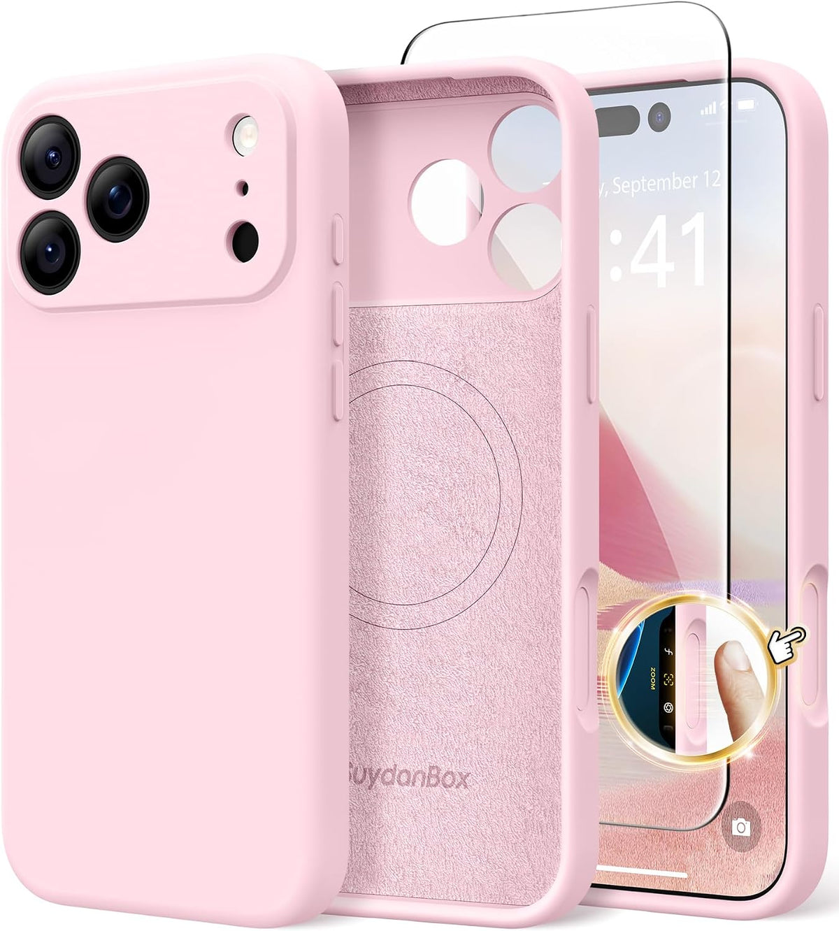 Magnetic for iPhone 18 Pro Max/iPhone 17 Pro Max Case Silicone