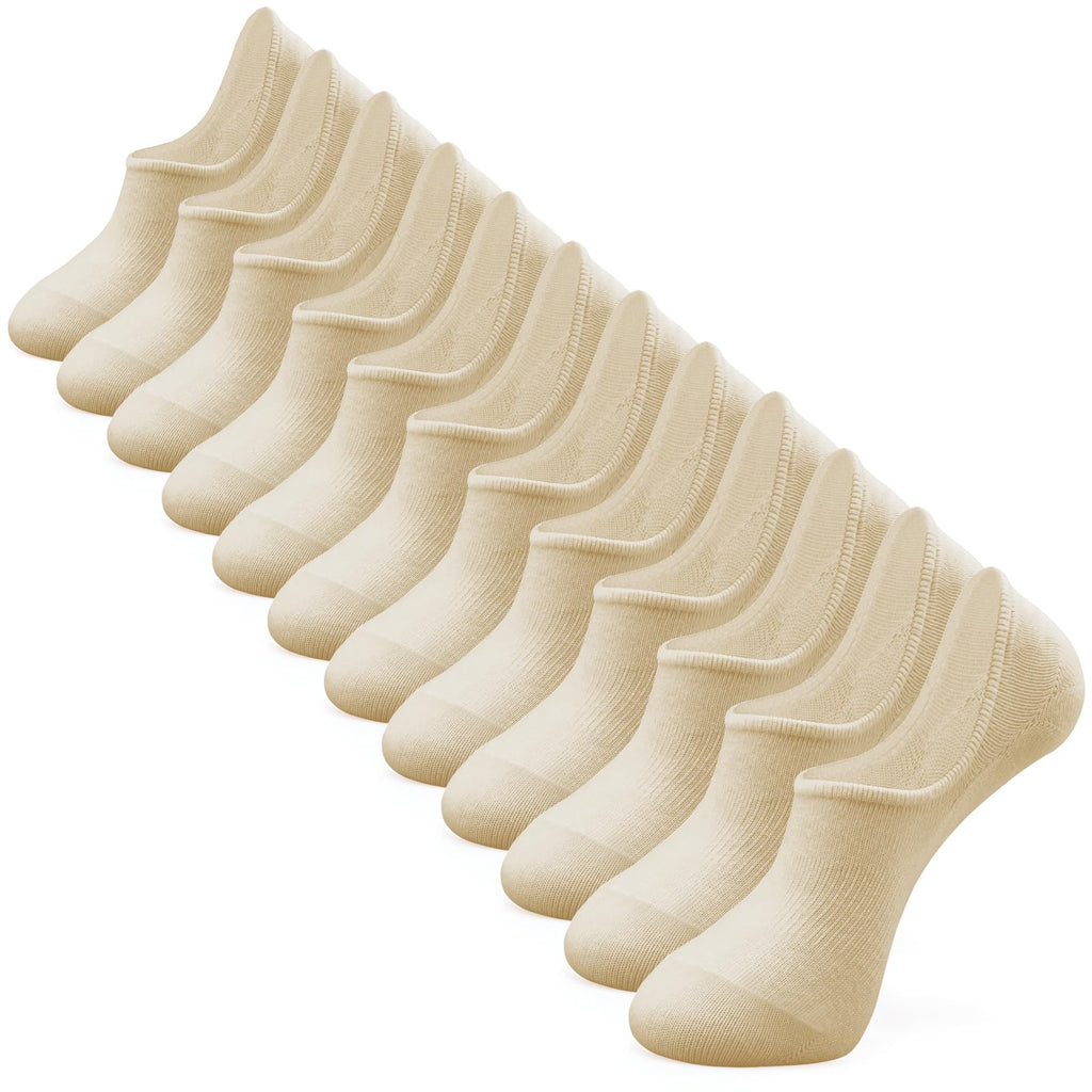 IDEGG Women & Men No Show Low Cut Anti‑Slip Casual Sports Running Socks