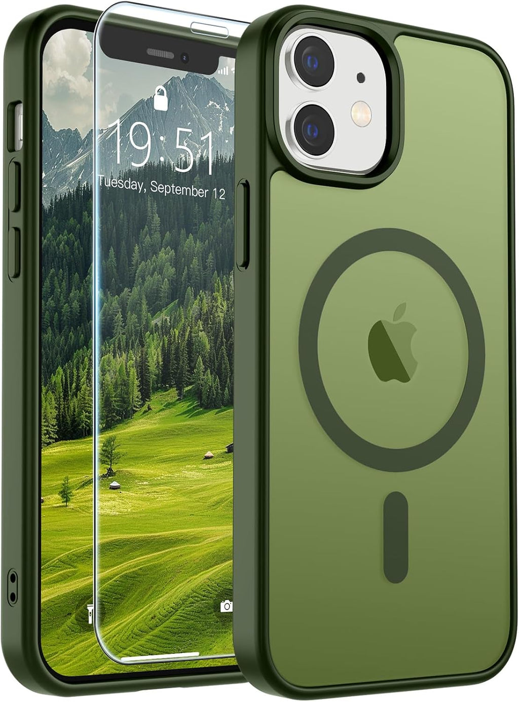 SUPFINE Magnetic for iPhone 16 Case Black