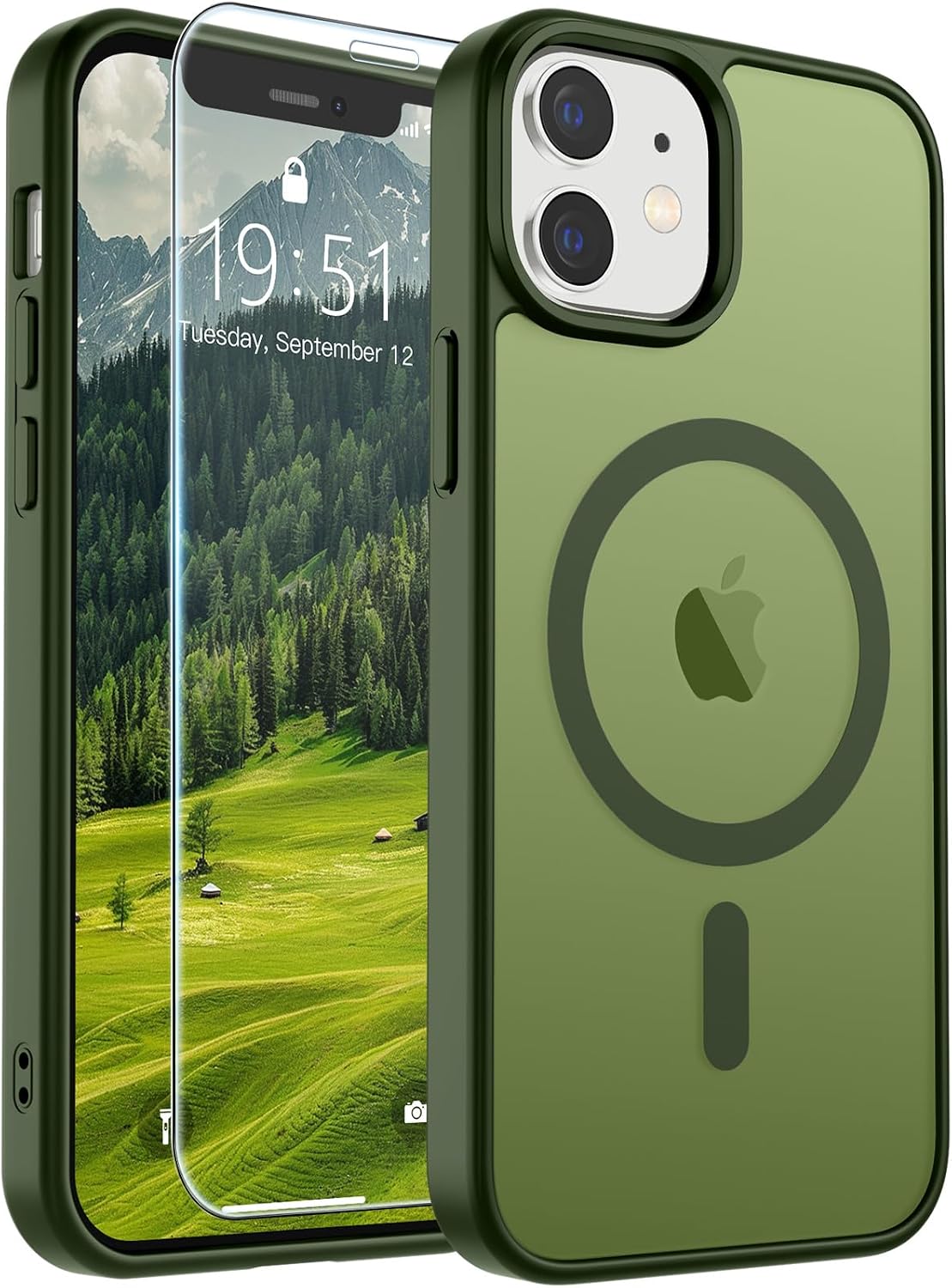 SUPFINE Magnetic for iPhone 16 Case Black