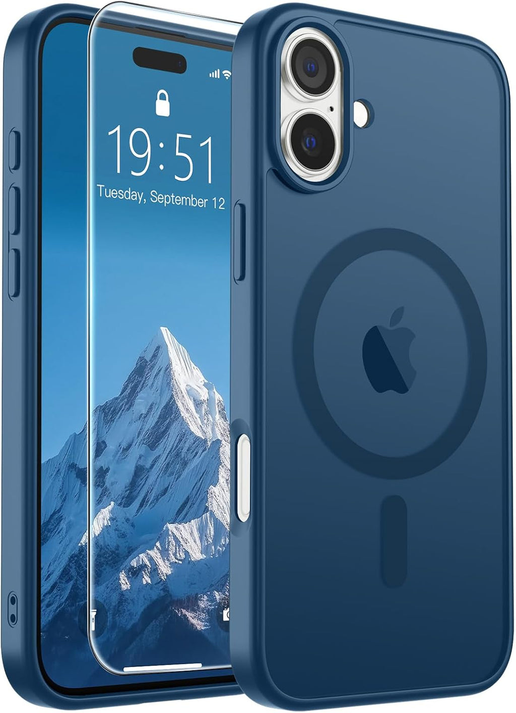 SUPFINE Magnetic for iPhone 16 Case Black