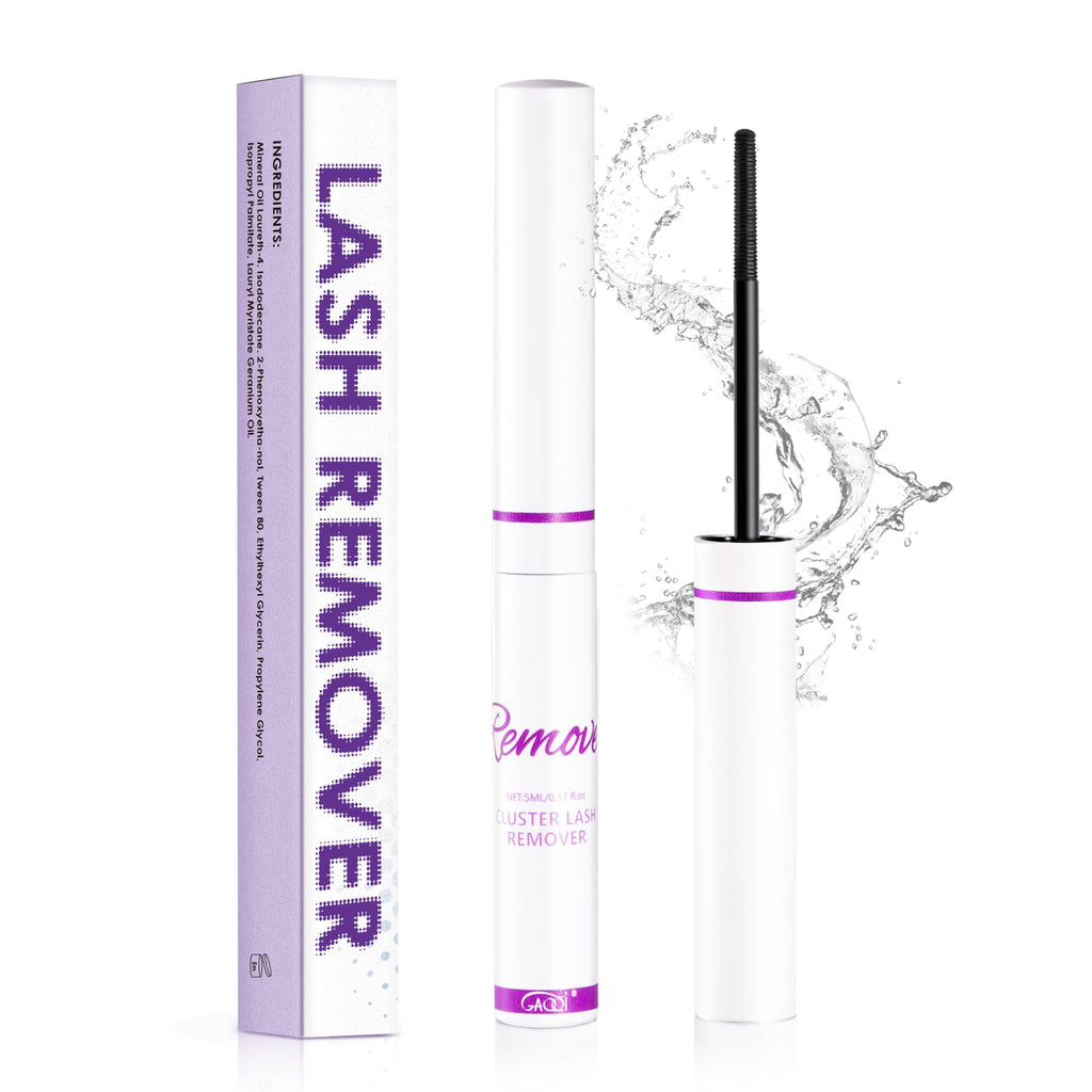 GAQQI Lash Cluster Glue, Waterproof Bond and Seal Lash Glue, Black - 10ml | Strong Hold 3-7days, Latex-free & Formaldehyde-free, Waterproof, For Cluster/ Individual/ Strip Lashes, Easy to Use