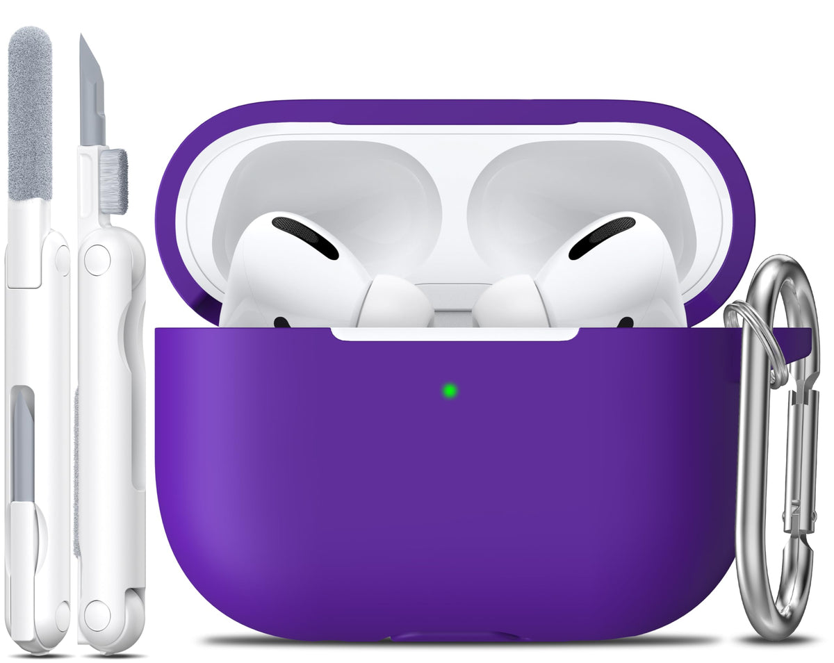 R-fun Silicone Case for AirPods 4 and AirPods 5, Black