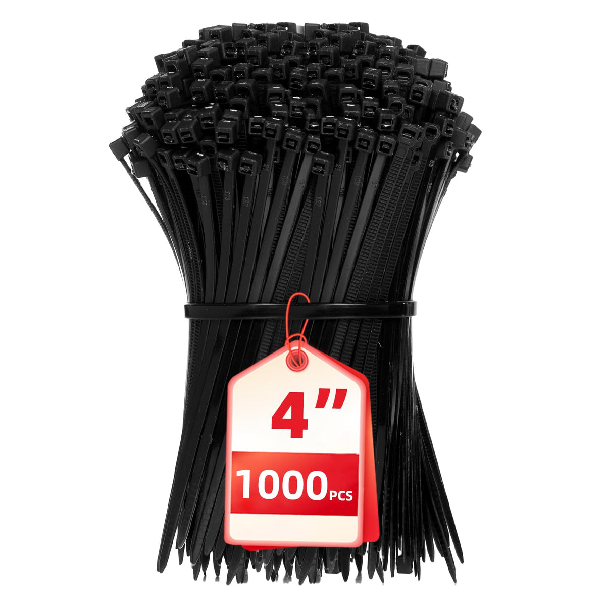 Cable Zip Ties,400 Pack Black Assorted Sizes 12+8+6+4 Inch,Multi-Purpose Self-Locking Nylon Cable Cord Management,Plastic Wire Ties for Home,Office,Garden,Workshop. By HAVE ME TD