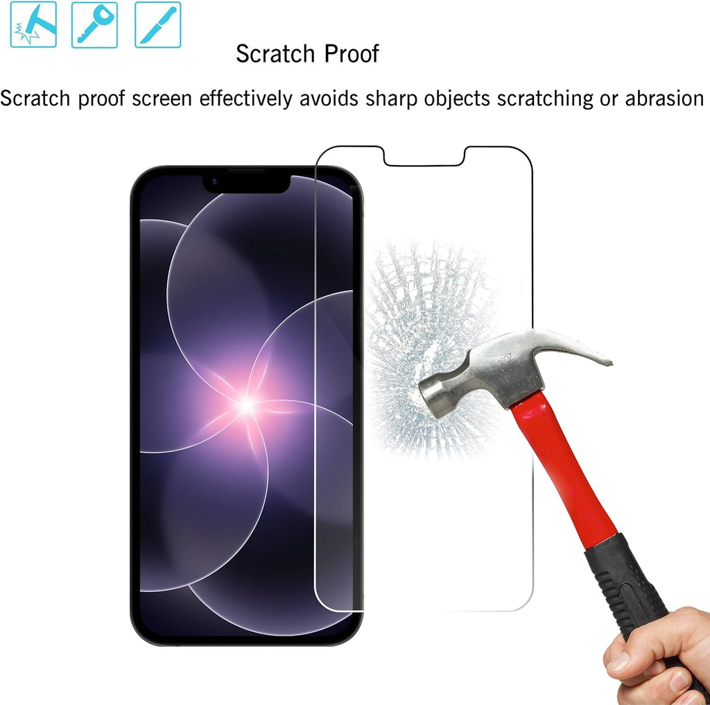 Ailun 3 Pack Screen Protector for iPhone 17e/16e/14/13/13 Pro