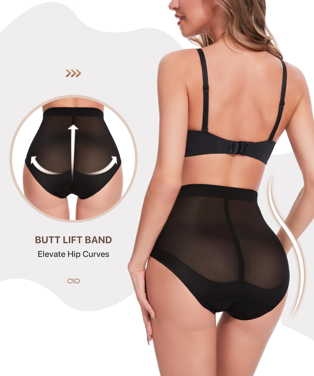 GYDEK Tummy Control Shapewear Panties for Women High Waist Shaper Underwear | Breathable material, High-Waist, Shapewear Girdle, Body Shaper, Seamless Shapewear, Lightweight