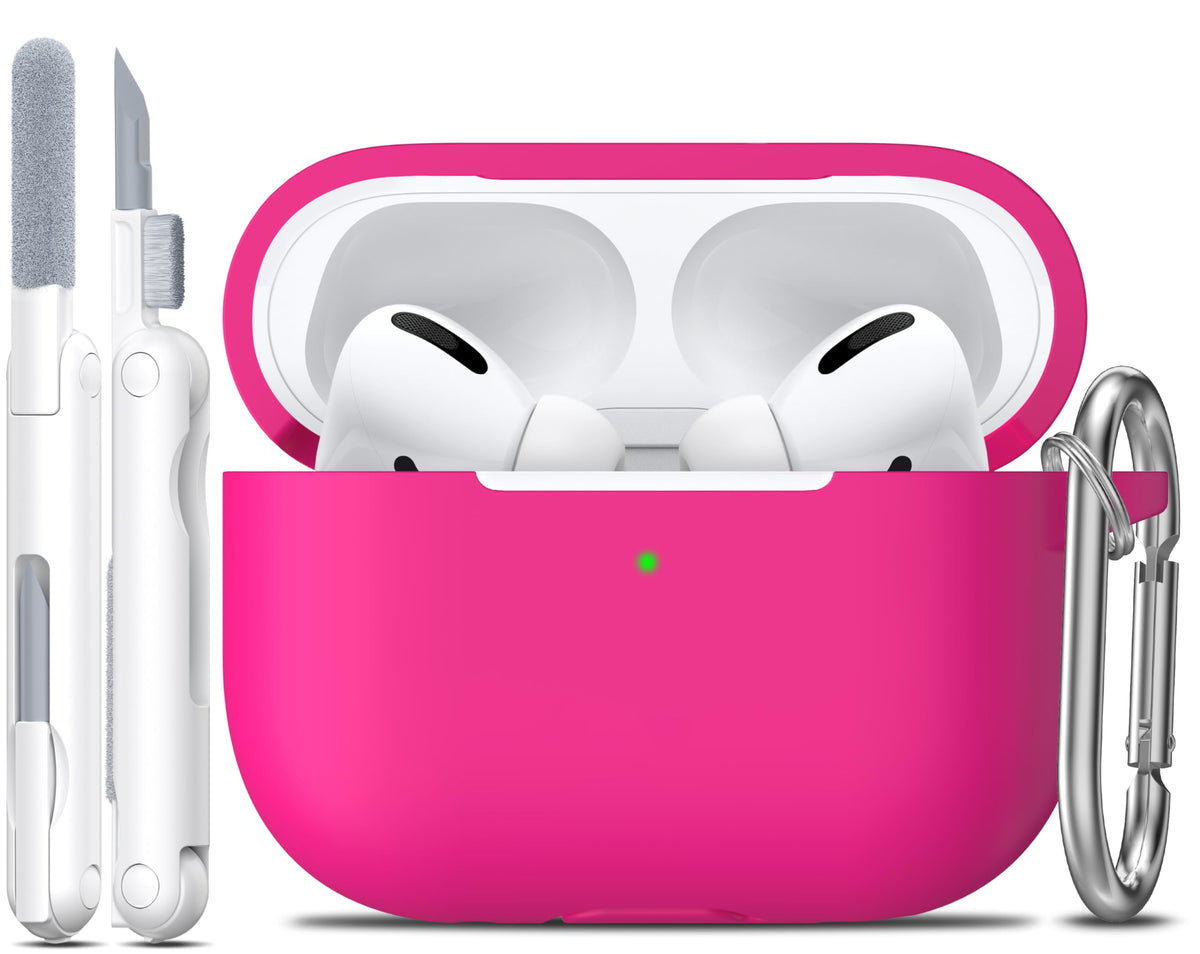 R-fun Silicone Case for AirPods 4 and AirPods 5, Black