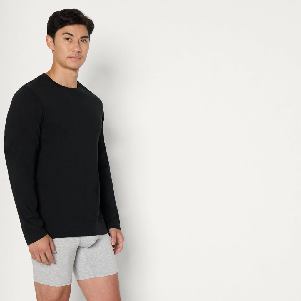 Amazon Essentials Men's Slim Fit Crewneck Undershirts, Pack of 6