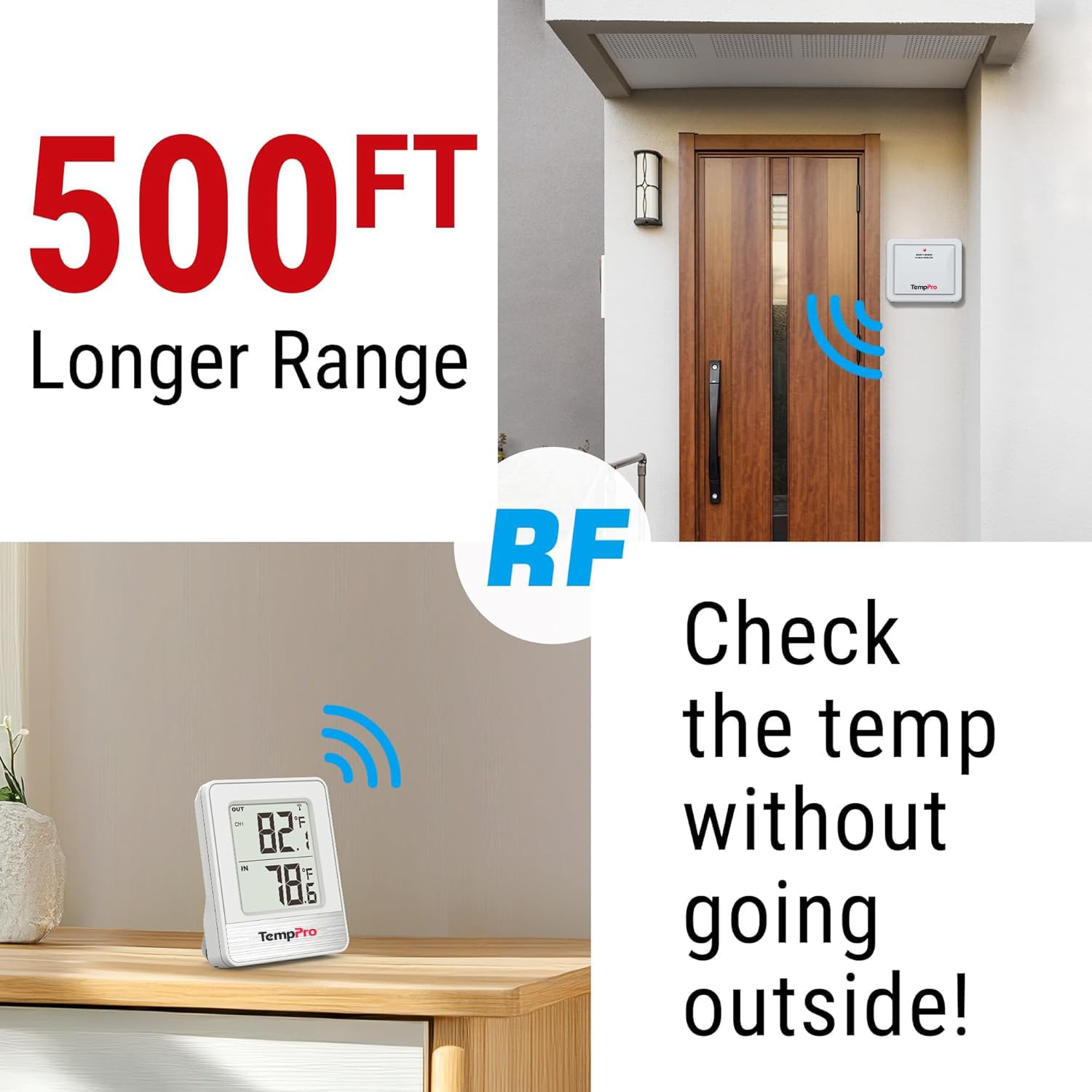 TempPro TempAir Digital Hygrometer Indoor Thermometer