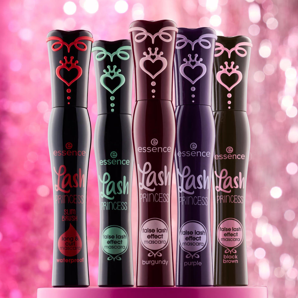 essence Lash Princess False Lash Effect Mascara, Black (Pack of 1) | Volumizing & Lengthening, Clump-Free Fiber Brush, Defines and Separates; Vegan, Cruelty Free, Paraben Free, Oil Free