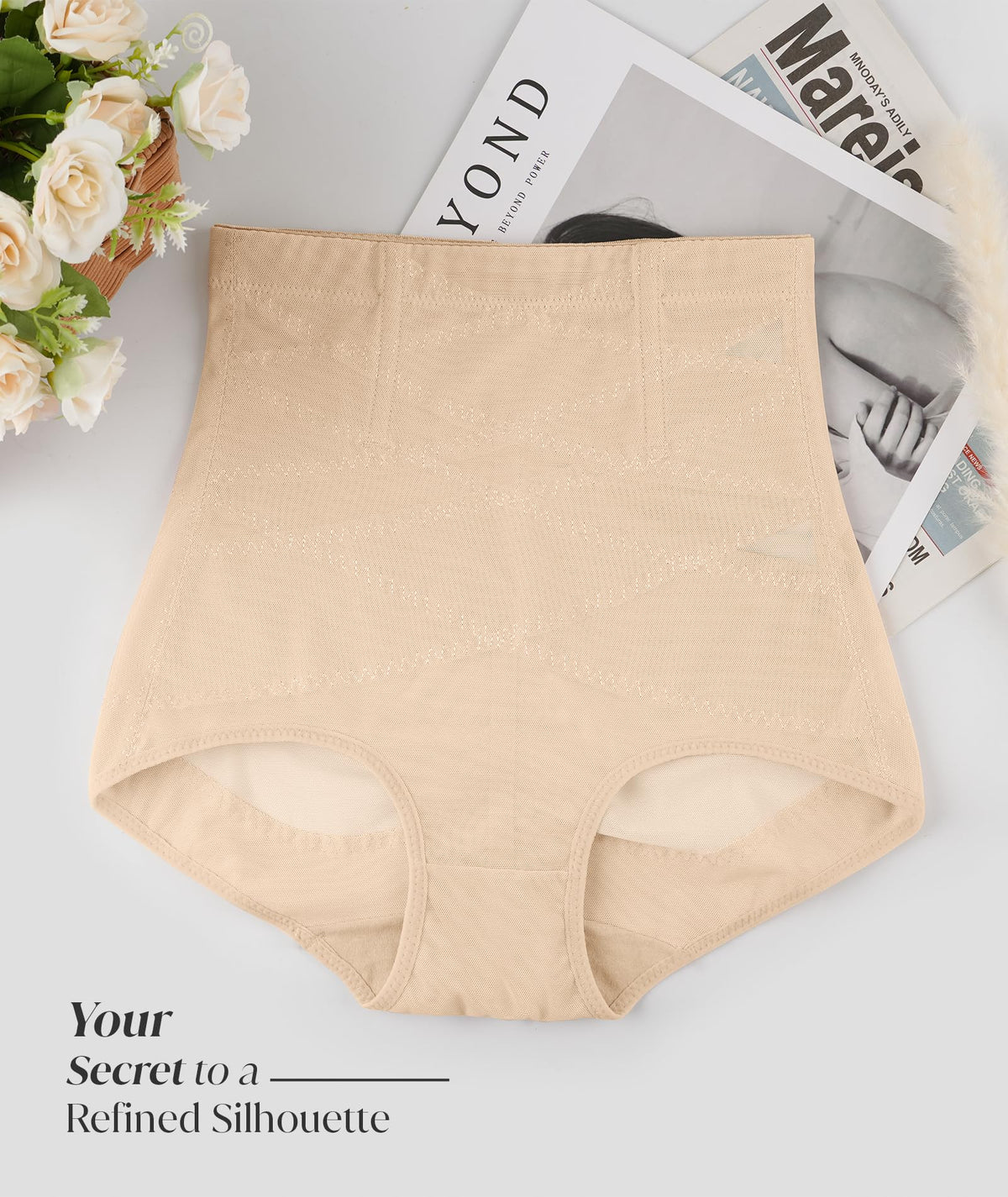 GYDEK Tummy Control Shapewear Panties for Women High Waist Shaper Underwear | Breathable material, High-Waist, Shapewear Girdle, Body Shaper, Seamless Shapewear, Lightweight