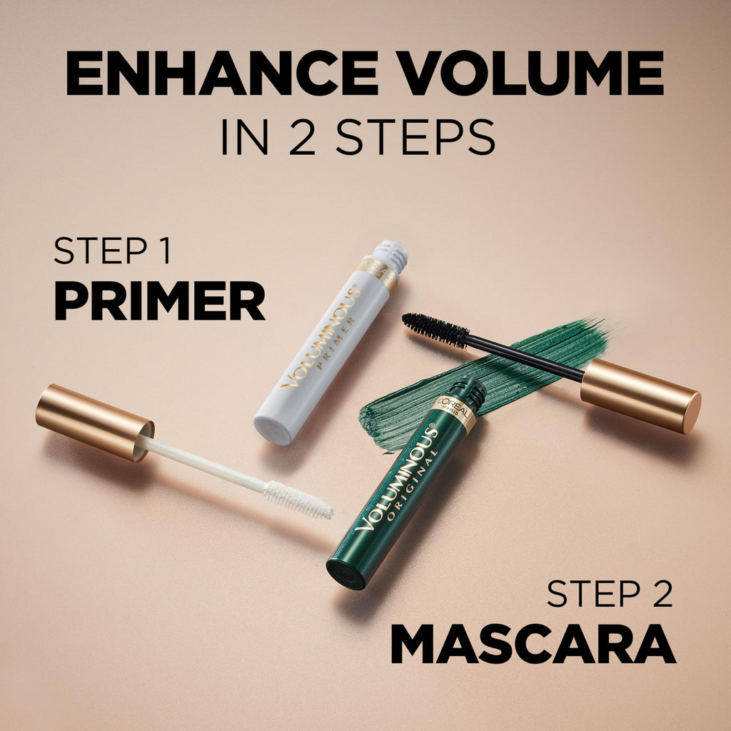 L’Oreal Paris Original Voluminous Mascara, Building Mascara Volume and Length Formula, Washable, Blackest Black, 0.26 Fl Oz., 1 Count