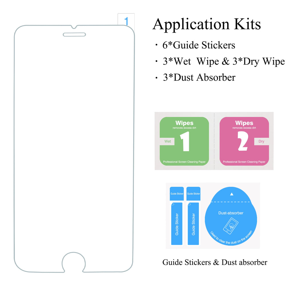 Ailun 3 Pack Screen Protector for iPhone 17e/16e/14/13/13 Pro