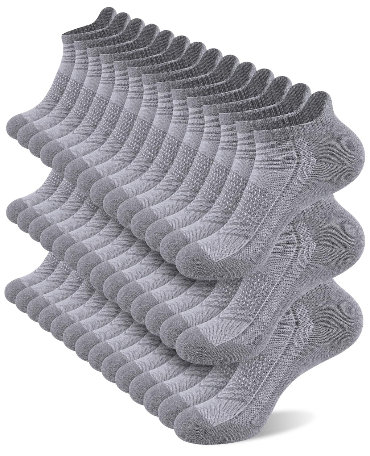 shnn 14 Pairs Mens/Womens Ankle Socks Breathable Casual Low Cut Short Socks for Men/Women with Heel Tab