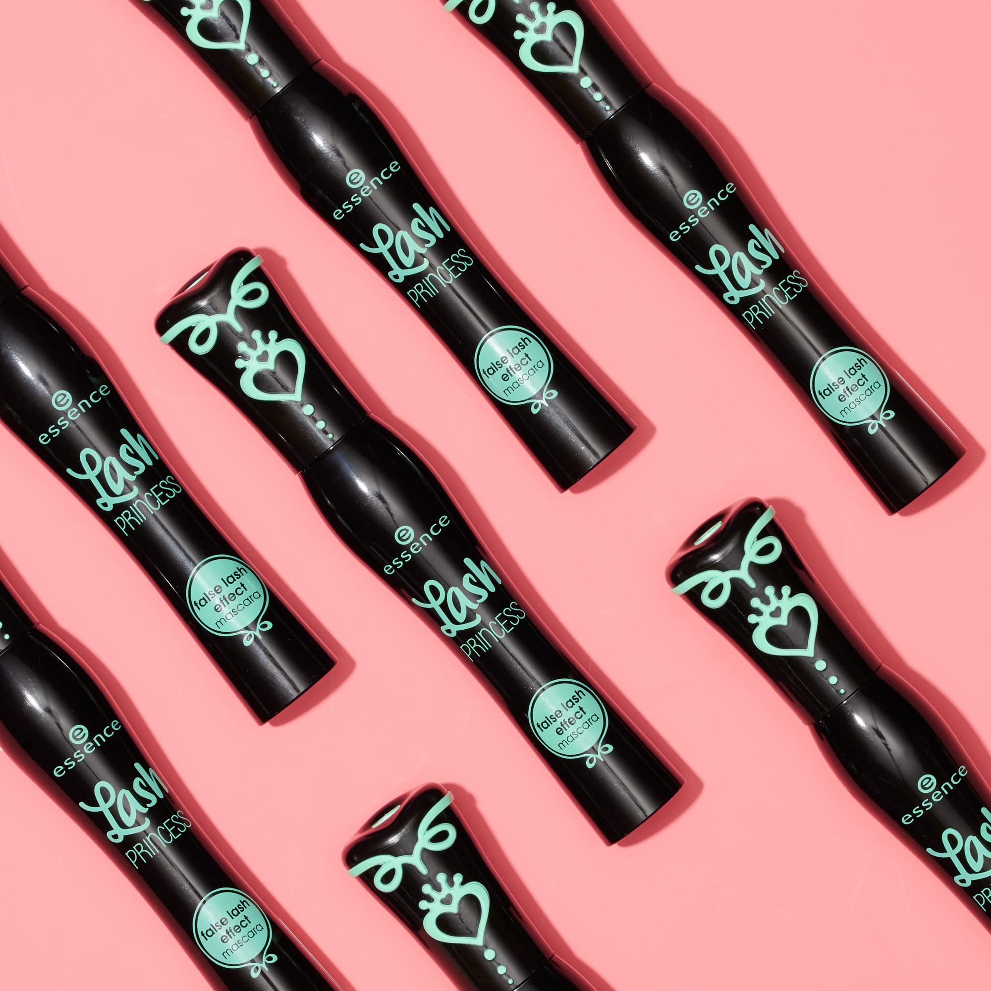essence Lash Princess False Lash Effect Mascara, Black (Pack of 1) | Volumizing & Lengthening, Clump-Free Fiber Brush, Defines and Separates; Vegan, Cruelty Free, Paraben Free, Oil Free