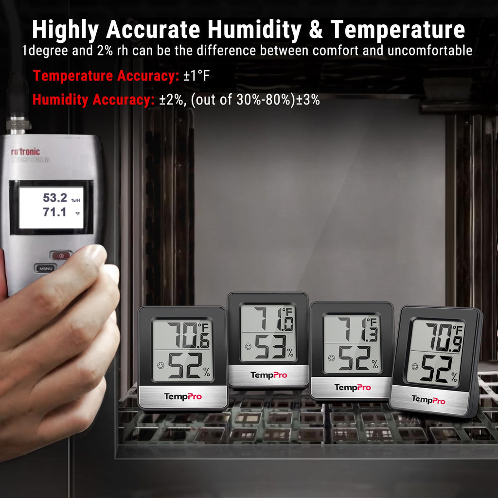 TempPro TempAir Digital Hygrometer Indoor Thermometer