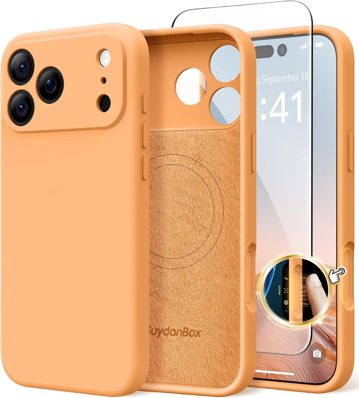 Magnetic for iPhone 18 Pro Max/iPhone 17 Pro Max Case Silicone