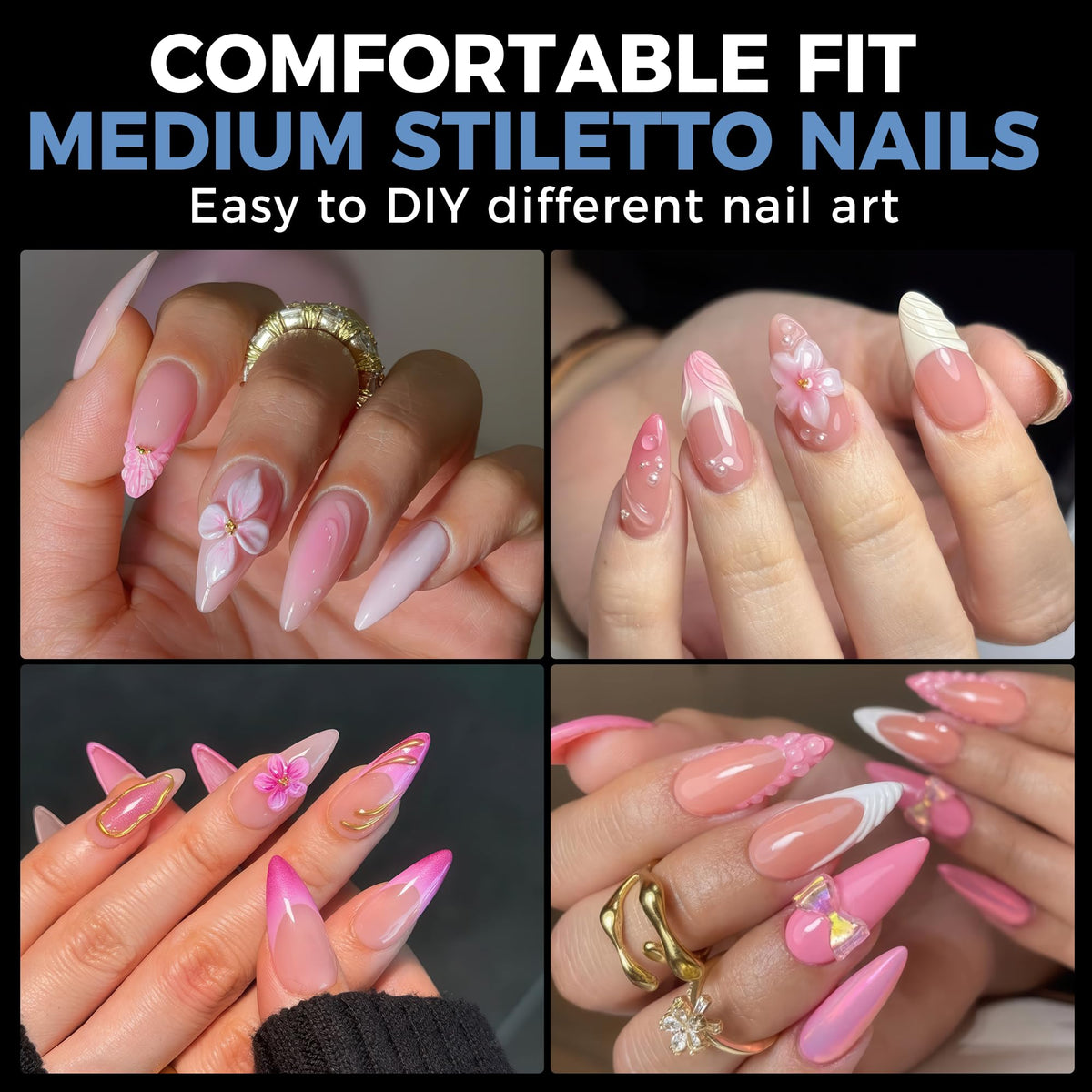 UNA GELLA Short Square Gel Nail Tips Squoval 216pcs Pre-Etched Full Cover | Short Squoval Press on Nails Square Round Oval Clear Acrylic Fake Nails Tips for Nail Extensions Home DIY Salon 12 Sizes
