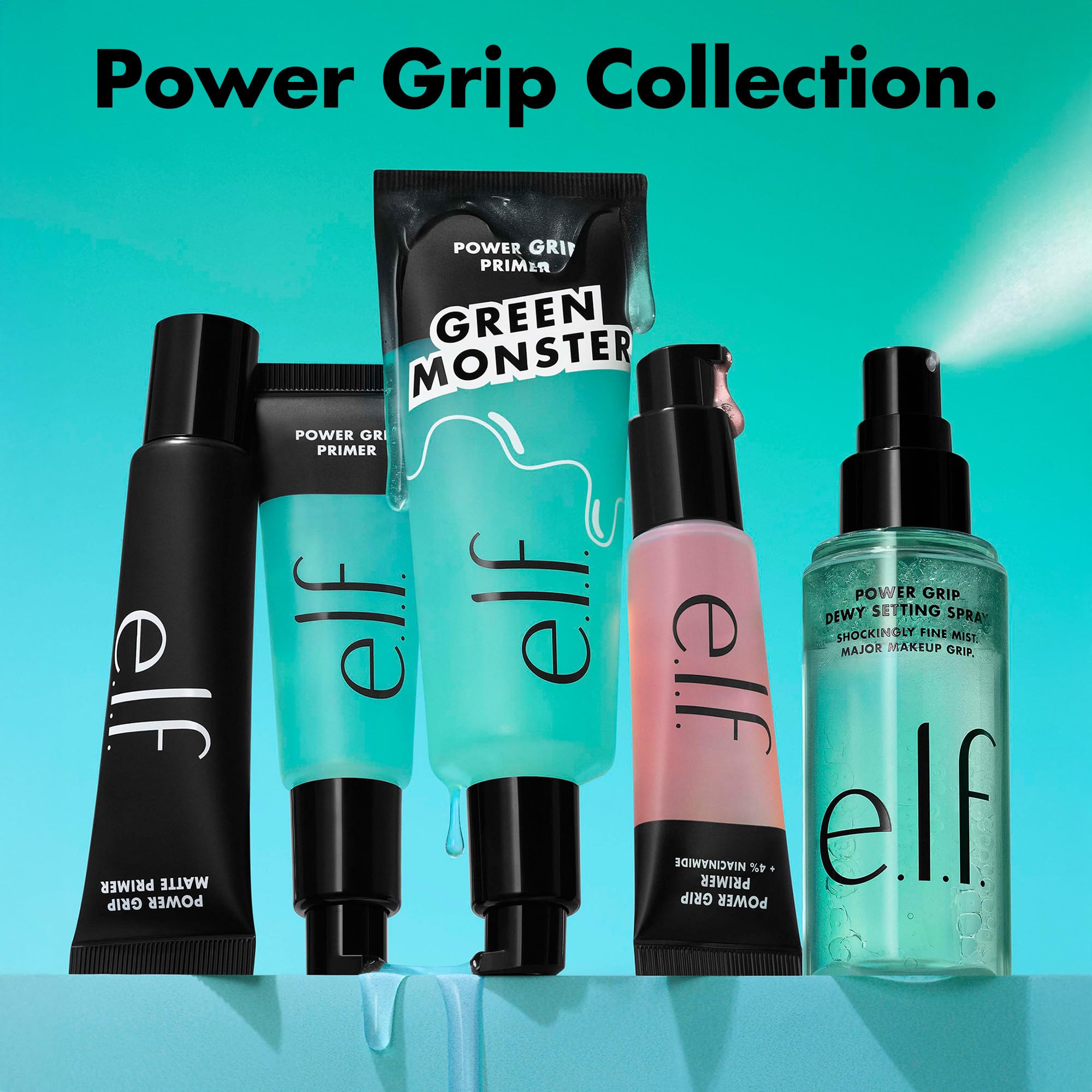 e.l.f. Power Grip Primer, Gel-Based & Hydrating Face Primer for Smoothing Skin & Gripping Makeup, Moisturizing & Priming, Vegan & Cruelty-Free, 0.811 Fl Oz
