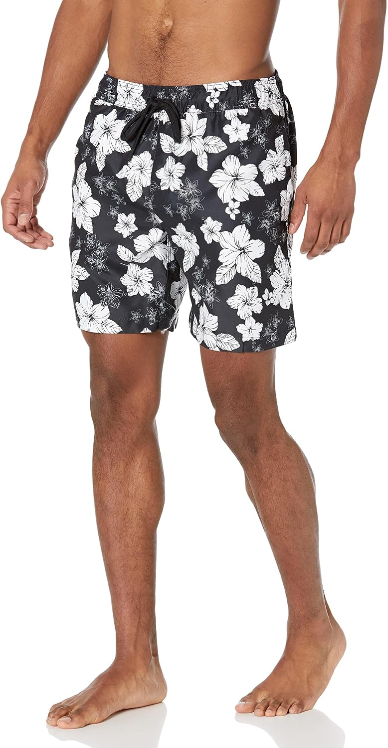 Amazon Essentials Men's 7" Quick-Dry Swim Trunk, Lightweight Breathable