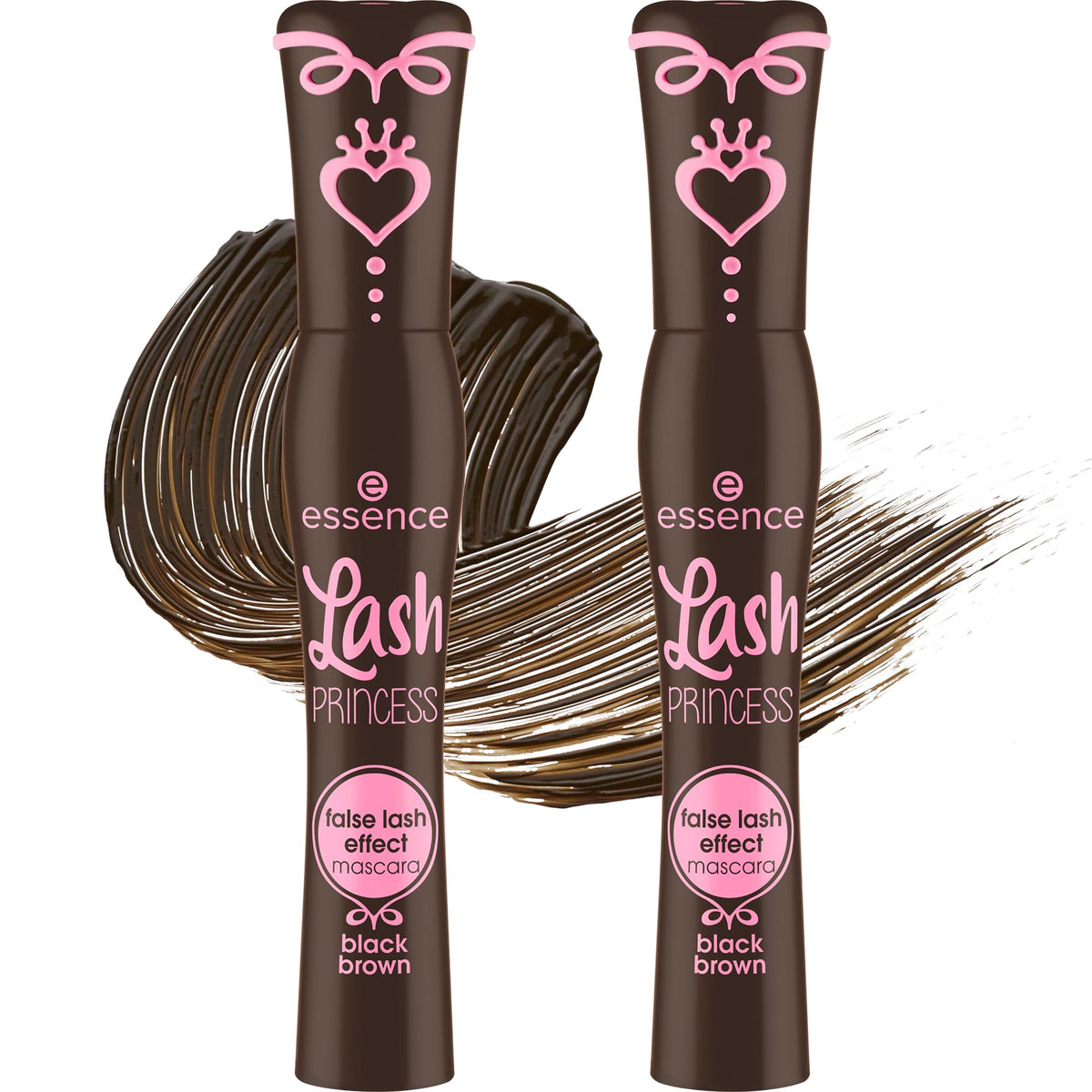 essence Lash Princess False Lash Effect Mascara, Black (Pack of 1) | Volumizing & Lengthening, Clump-Free Fiber Brush, Defines and Separates; Vegan, Cruelty Free, Paraben Free, Oil Free