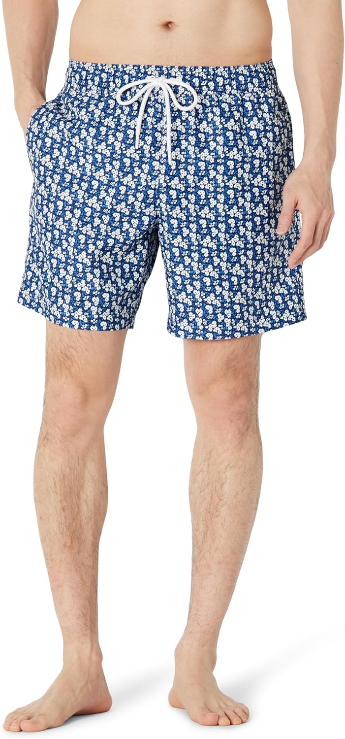 Amazon Essentials Men's 7" Quick-Dry Swim Trunk, Lightweight Breathable