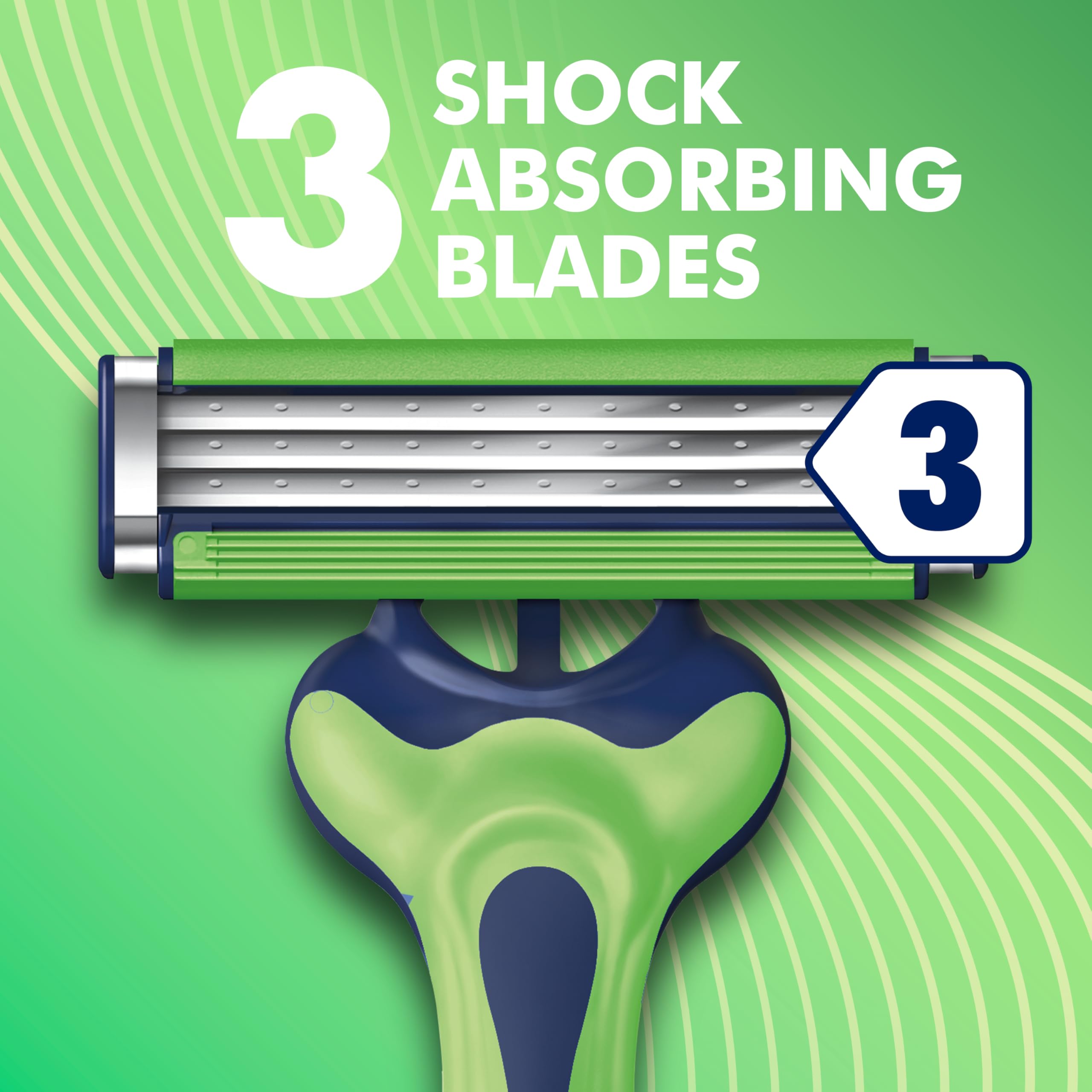 Gillette Sensor3 Sensitive Men's Disposable Razor, 4 Razors