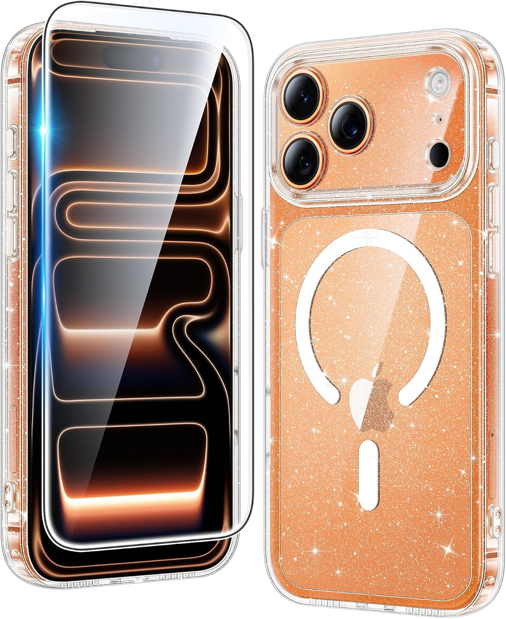FNTCASE for iPhone 15/14/13 Case Compatible with Magsafe Clear Phonecase
