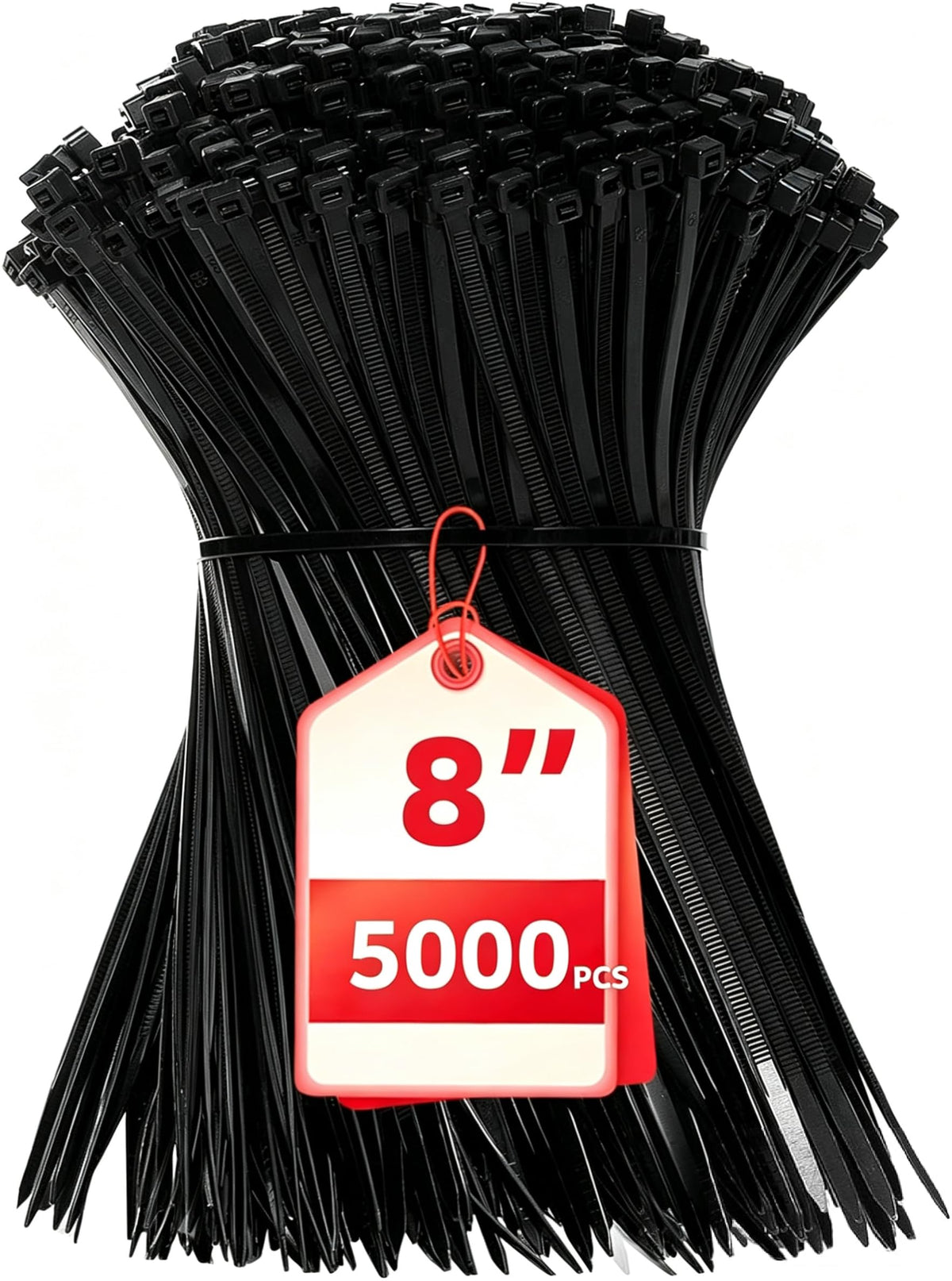 Cable Zip Ties,400 Pack Black Assorted Sizes 12+8+6+4 Inch,Multi-Purpose Self-Locking Nylon Cable Cord Management,Plastic Wire Ties for Home,Office,Garden,Workshop. By HAVE ME TD