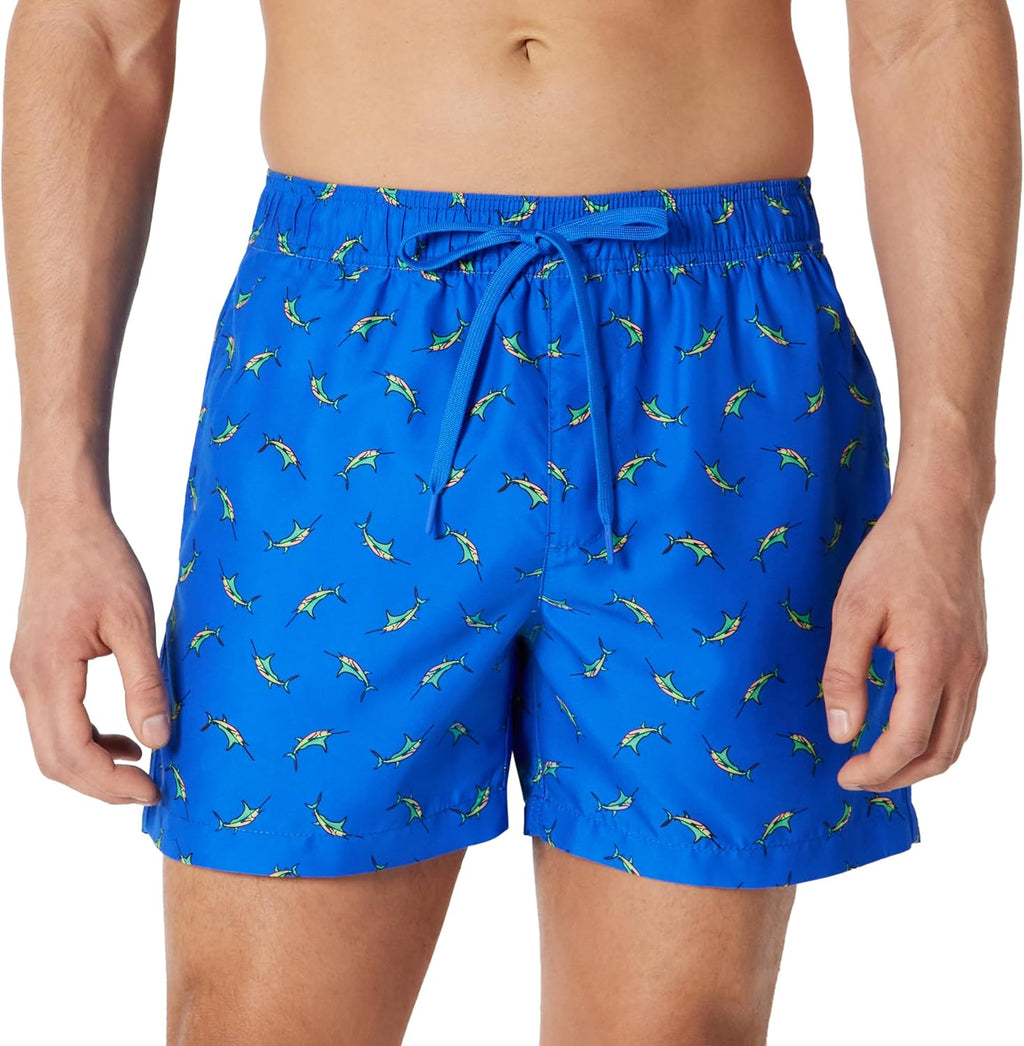 Amazon Essentials Men's 7" Quick-Dry Swim Trunk, Lightweight Breathable