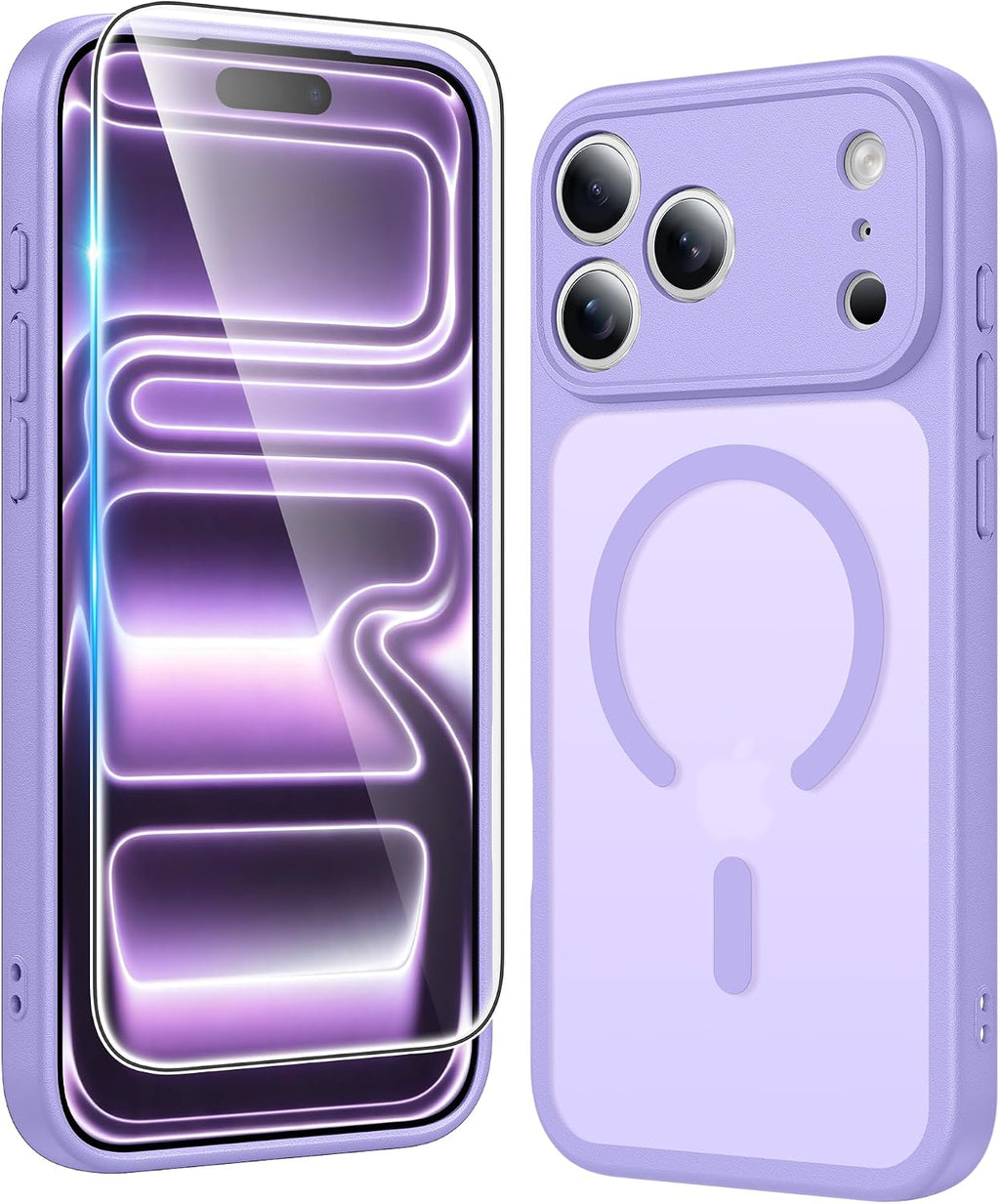 FNTCASE for iPhone 15/14/13 Case Compatible with Magsafe Clear Phonecase