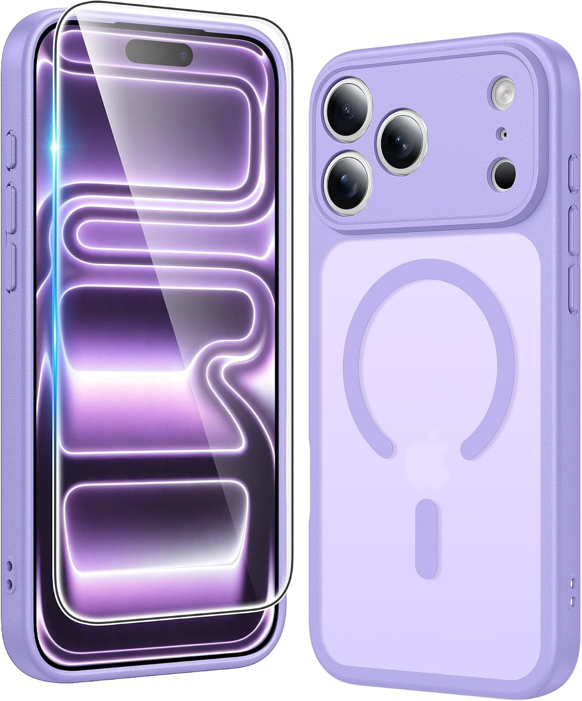FNTCASE for iPhone 15/14/13 Case Compatible with Magsafe Clear Phonecase