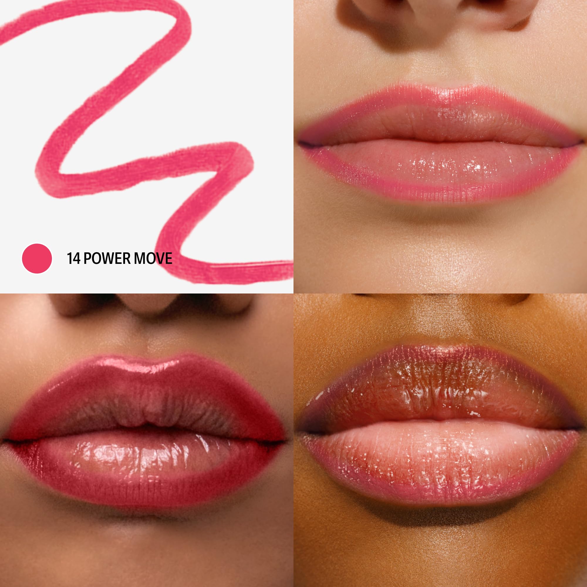 Sacheu Lip Liner STAY-N Peel Off Lip Stain, Longwear, p-INKED | Water-resistant, transfer & smudge-proof, lip tint with hyaluronic acid & vitamin E for conditioning benefits, matte finish