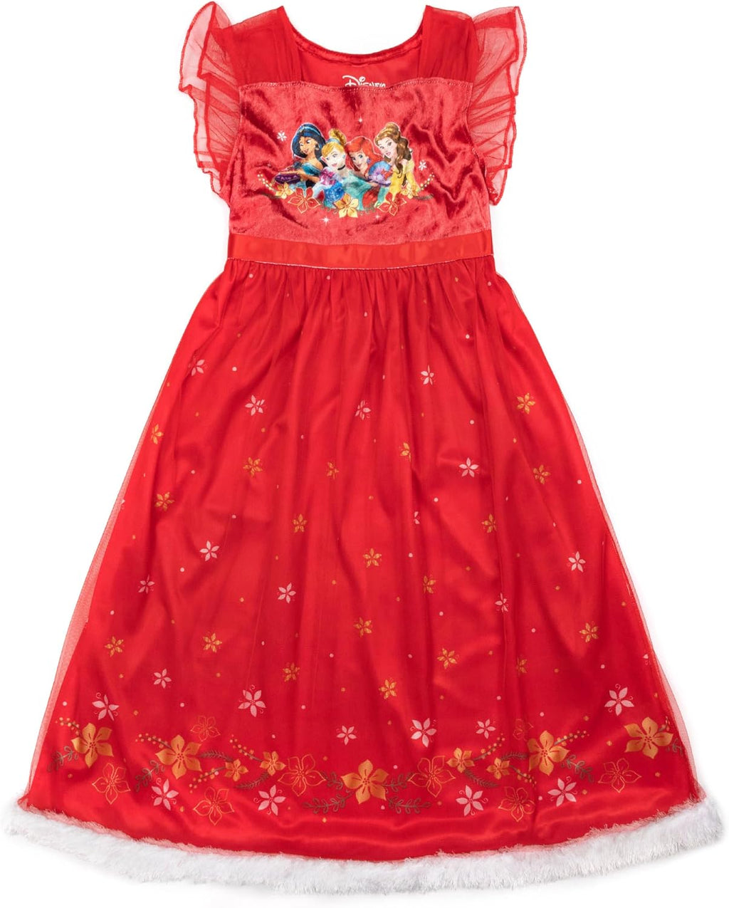 Disney Toddler/Little/Big Girls' Princess Fantasy Gown Nightgown