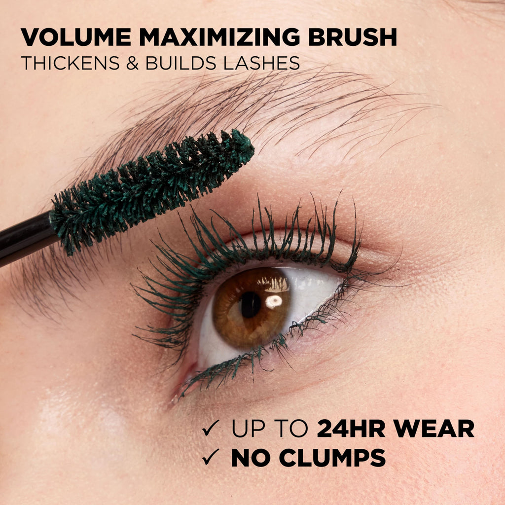 L’Oreal Paris Original Voluminous Mascara, Building Mascara Volume and Length Formula, Washable, Blackest Black, 0.26 Fl Oz., 1 Count
