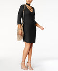 No Comment Trendy Plus Size Strappy Choker Dress