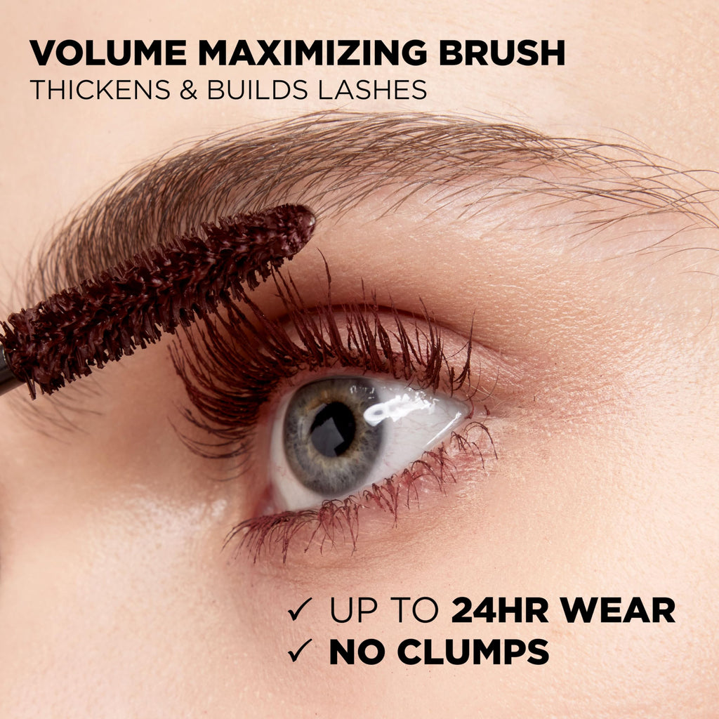 L’Oreal Paris Original Voluminous Mascara, Building Mascara Volume and Length Formula, Washable, Blackest Black, 0.26 Fl Oz., 1 Count