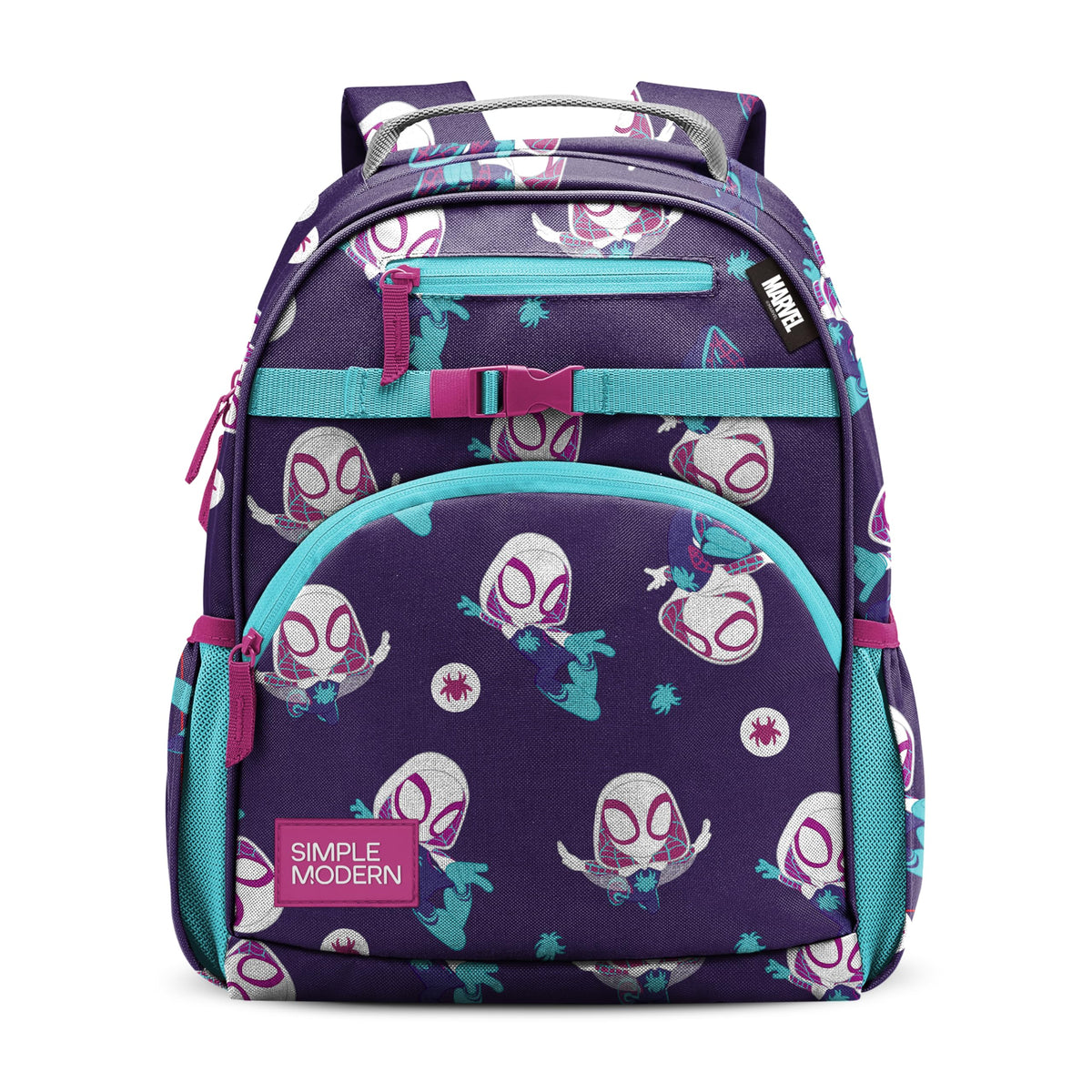 Simple Modern Marvel Spidey Kids Backpack for School, Girls, Boys | 12L | Fletcher Spiderman Bookbag, School Backpack for Toddler, Preschool, Kindergarten | Fits Lunch Box, Cute | Medium