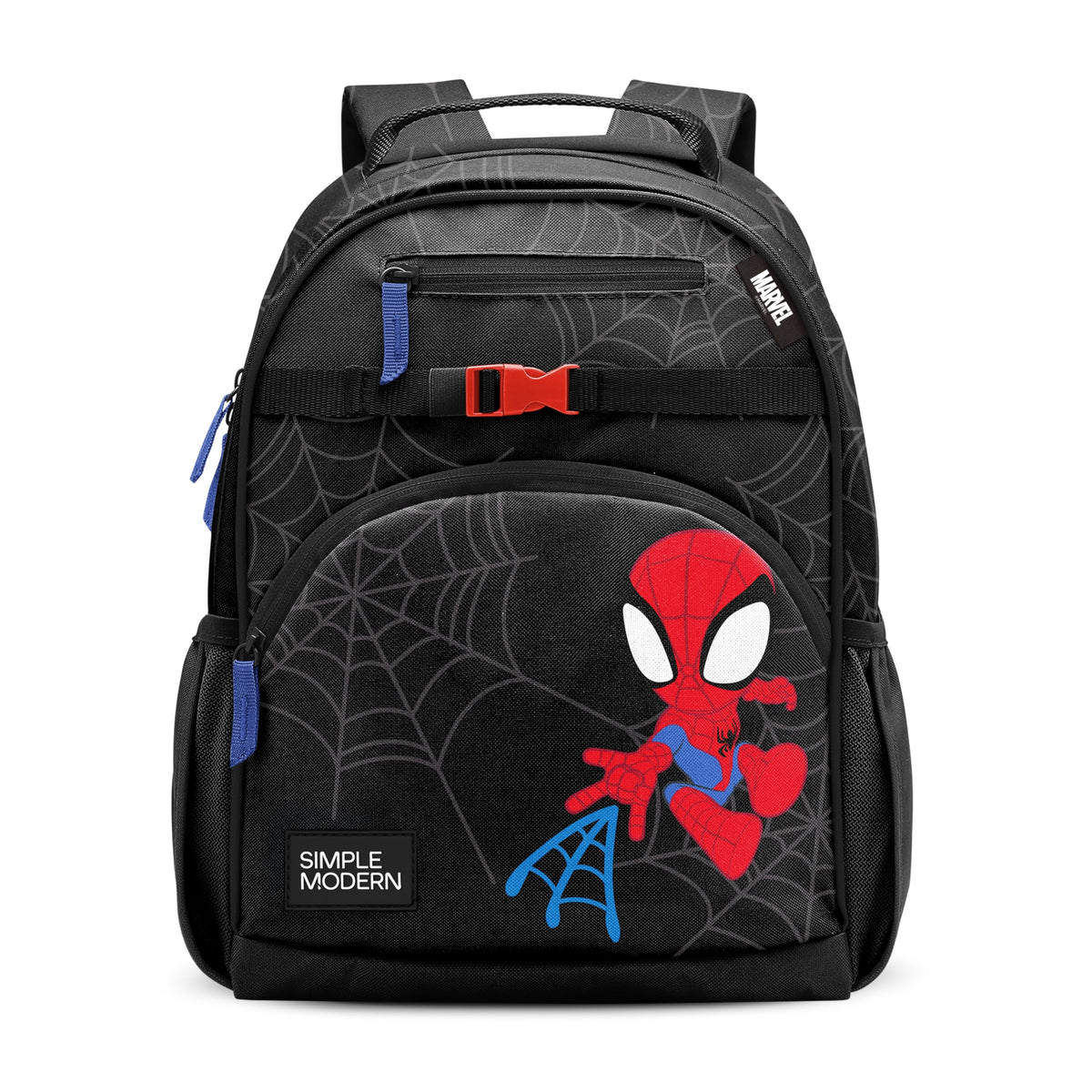Simple Modern Marvel Spidey Kids Backpack for School, Girls, Boys | 12L | Fletcher Spiderman Bookbag, School Backpack for Toddler, Preschool, Kindergarten | Fits Lunch Box, Cute | Medium
