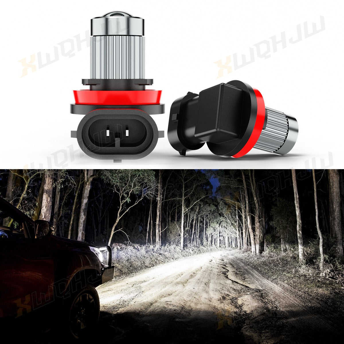 For Dodge Durango 2015-2019 LED Fog Driving Light H11 6000K White Bright Bulbs