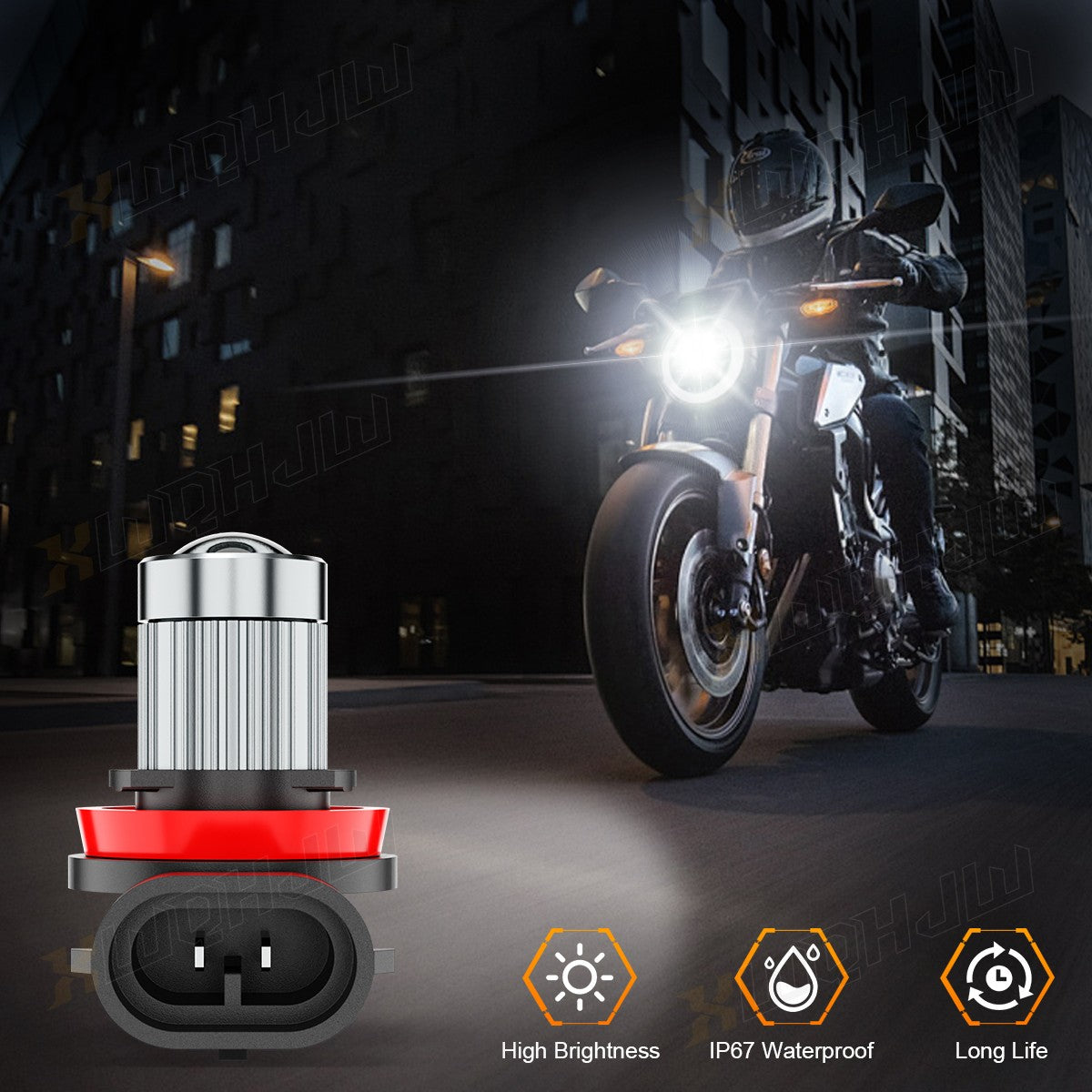 For Dodge Durango 2015-2019 LED Fog Driving Light H11 6000K White Bright Bulbs