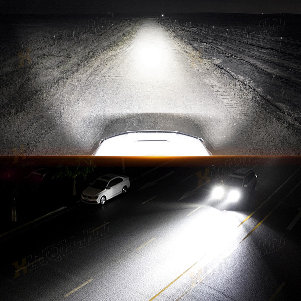 For Dodge Durango 2015-2019 LED Fog Driving Light H11 6000K White Bright Bulbs