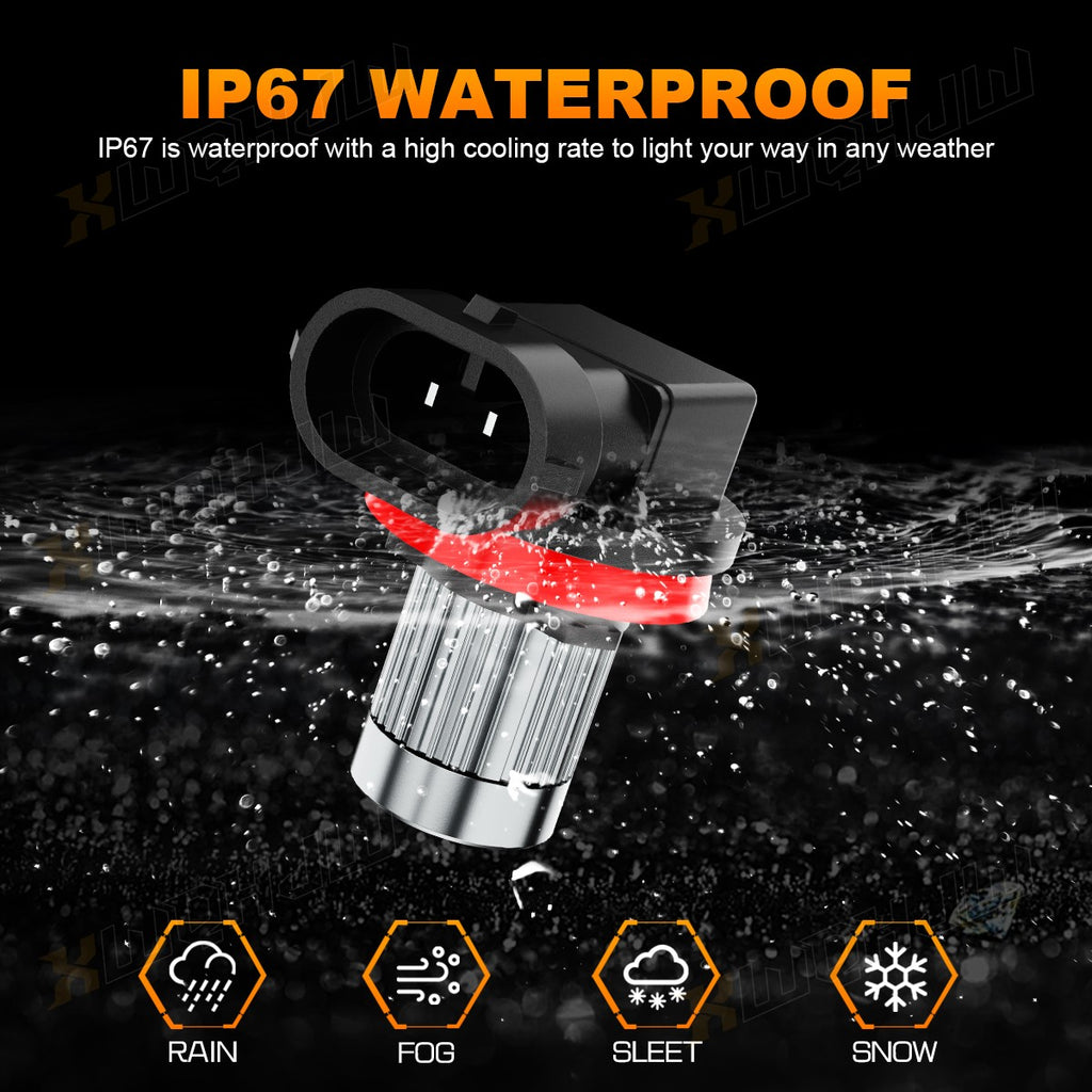 For Dodge Durango 2015-2019 LED Fog Driving Light H11 6000K White Bright Bulbs